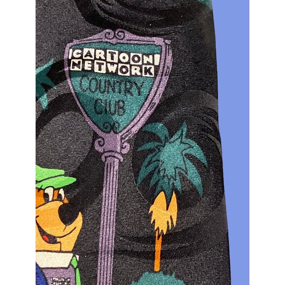 Cartoon Network Country Club Fred Flintstone Yogi Bear Top Cat Necktie Vintage - Picture 3 of 7